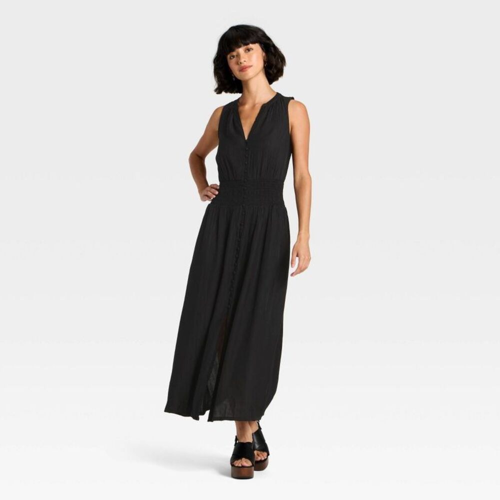 Universal Thread Black Strapless Dress
